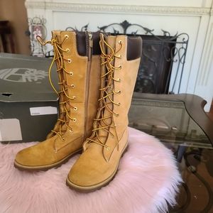 Timberland Girls Classic Tall Lace Up
